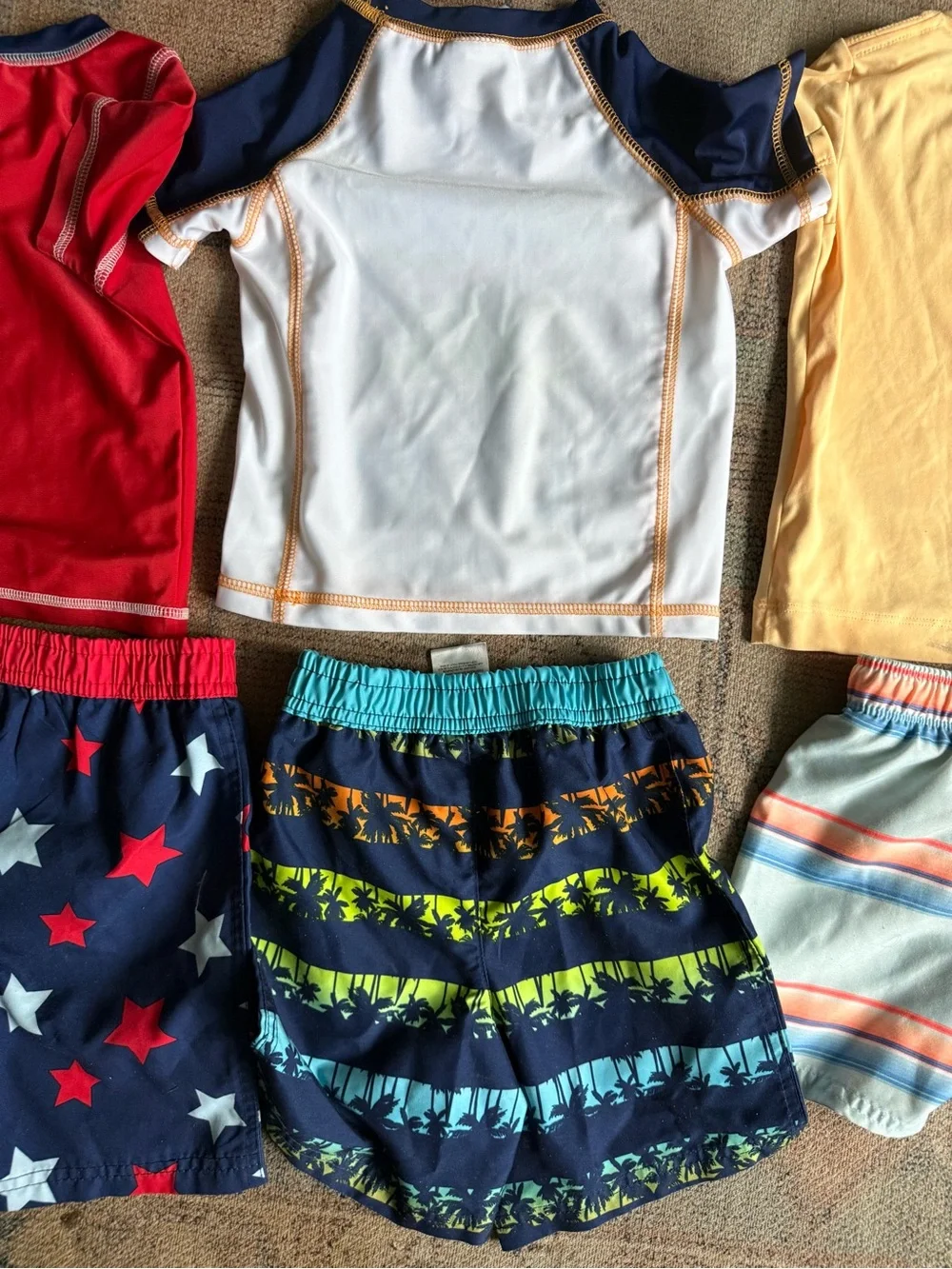 5 Toddler Boy Swimsuits - Size 2T